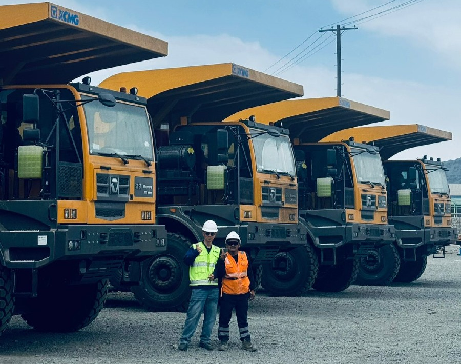 50台XG110矿卡为安第斯山脉注入威尼斯9499动能