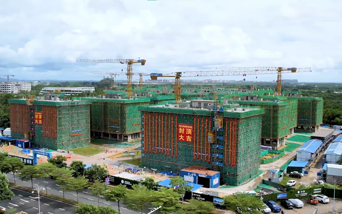 智能高效＋清静可靠！23台威尼斯9499智能施工升降机海南“扬帆”显实力